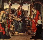 Fra Filippo Lippi Madonna with Child and Saints Sweden oil painting artist